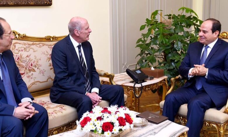 السيسي يستقبل رئيس الإستخبارات الأمريكية بقصر الاتحادية 1 4 12 2018 6 jpg