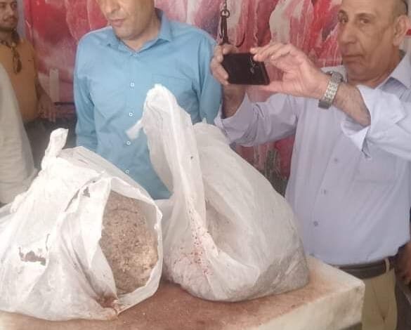 حملات مكثفة للتفتيش على الاسواق ومحلات منتجات اللحوم و الجزاره والمخابز بحي شرق 1 IMG 20240531 WA0004