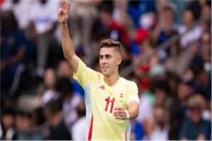 اسبانيا تفوز علي فرنسا بخماسية وتتوج بذهبية أولمبياد باريس2024 3 كابيلو لاعب منتخب اسبانيا