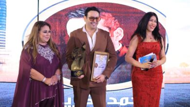 أحدد زكريا خلال المهرجان