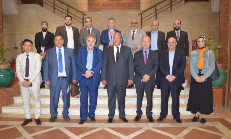 وفد أردني يزور غرفة القاهرة لبحث سبل جديدة لزيادة التعاون التجاري والاستثماري المشترك 1 أيمن العشري خلال استقبال الوفد