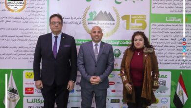 المهندس هيثم حسين والدكتور محمود شكل والدكتورة هدي بسيوني
