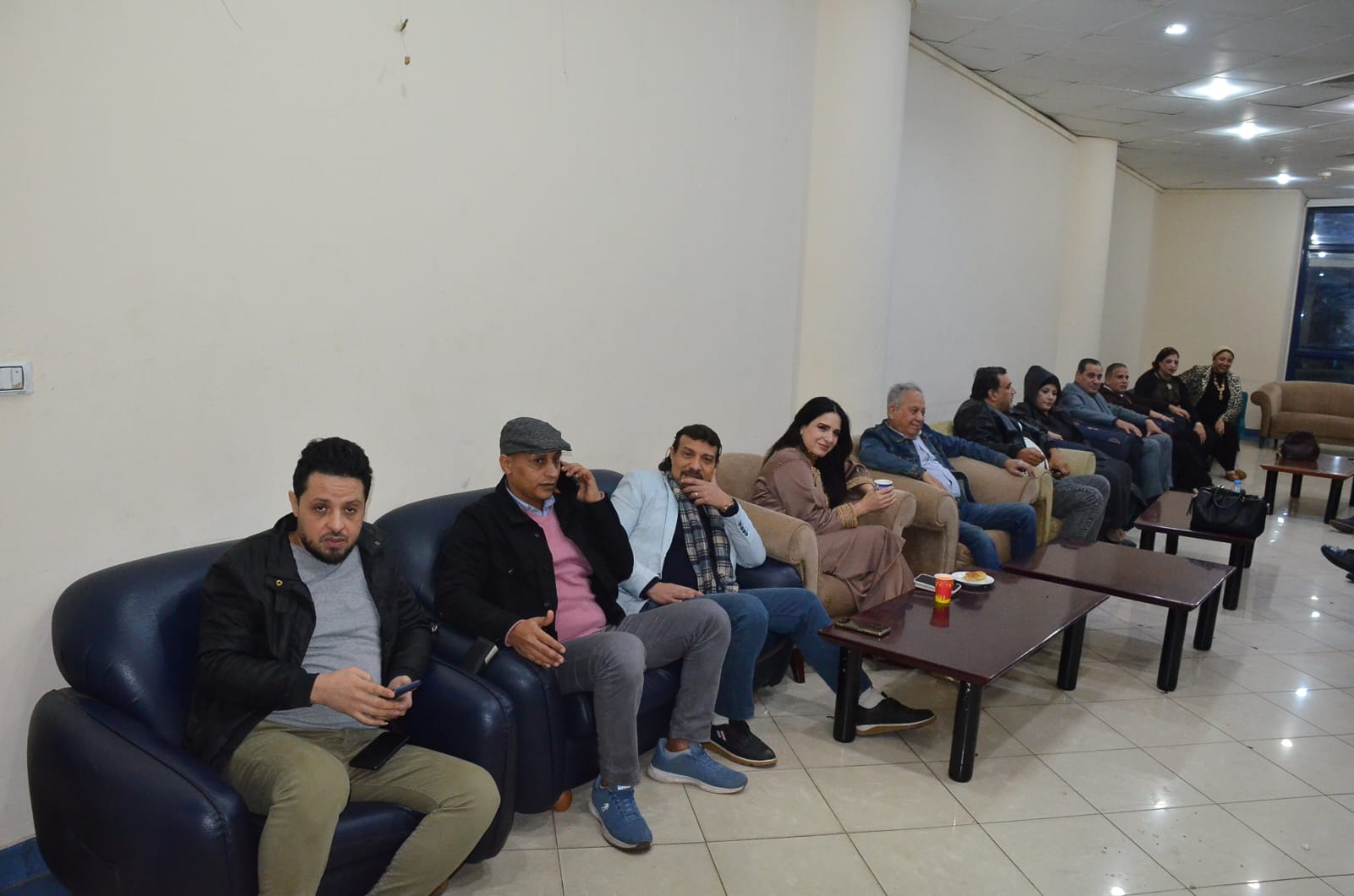 صور. كوكبة من كبار الفنانين بحفل إفطار المشاهير بنقابة الصحفيين 3 خلال حقل الإفطار
